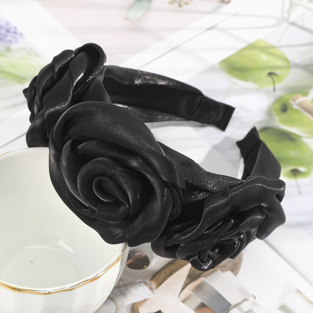 Retro Flower Cloth Hair Band display picture 2