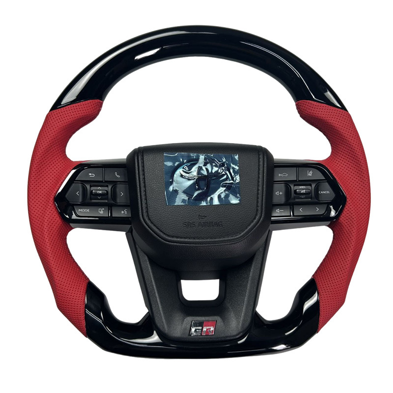 Shiyong LC300 Imitation Carbon Fiber Steering Wheel Assembly (Steering wheel) - 1