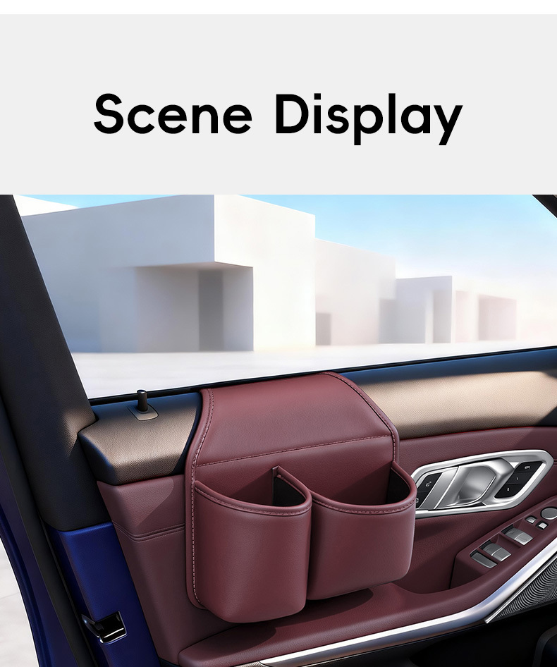 Cross-border car cup holder storage box, car storage bag, cup holder, phone holder, side storage box, multifunctional