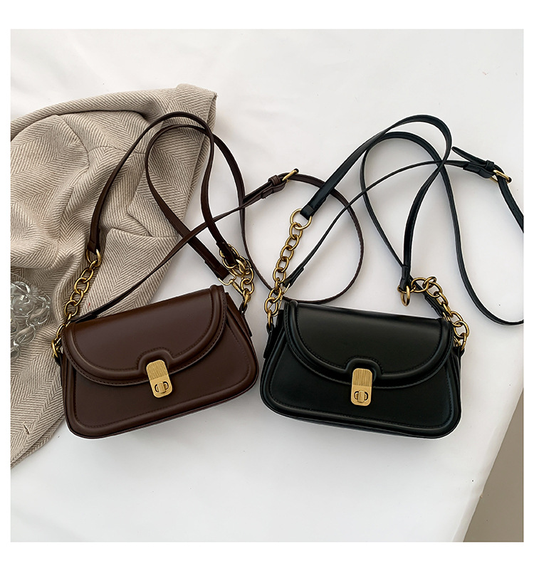 Women's Crossbody Bag Retro Shoulder Bag Small Versatile Handbag_voghion.com
