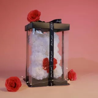 客订链接 pe花玫瑰熊 pe花爱心 节日礼品 生日礼物