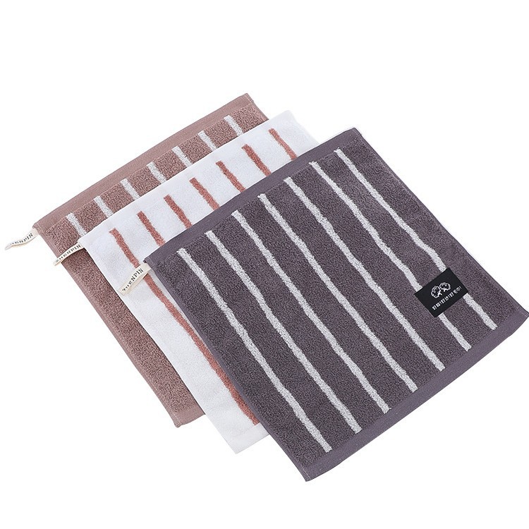 Toalha de rosto em algodão quadrada macia absorvente bebé_voghion.com