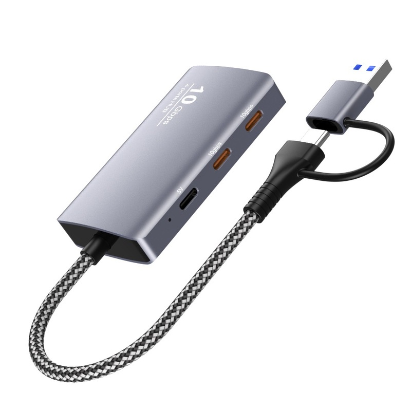 USB3.2Gen2type-c10G 多機能 6-in-1 HUB 高速スプリッター SDTF ドッキング ステーション カード リーダー|undefined