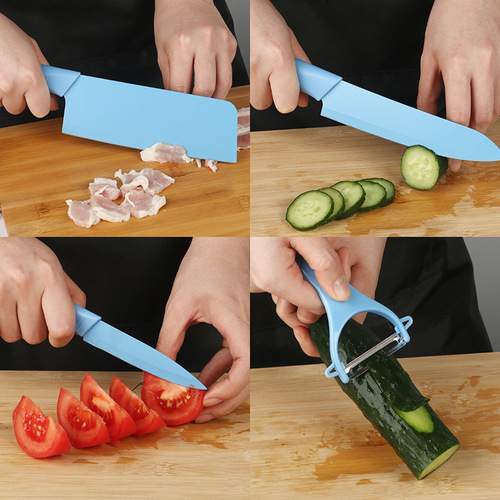 厨房套刀 切片厨师刀水果刀量大从优 新款刀具套装颜色多批发