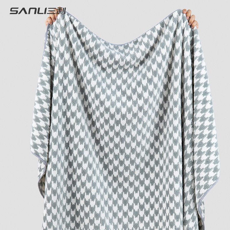 Sanli toallas toallas de coral toallas más absorbentes que toallas de algodón toallas de baño grandes toallas de baño para adultos 1000 toallas de baño de pájaros