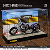 Kawasaki, motorcycle, car model, parking rack, realistic stand, metal jewelry, scale 1:12
