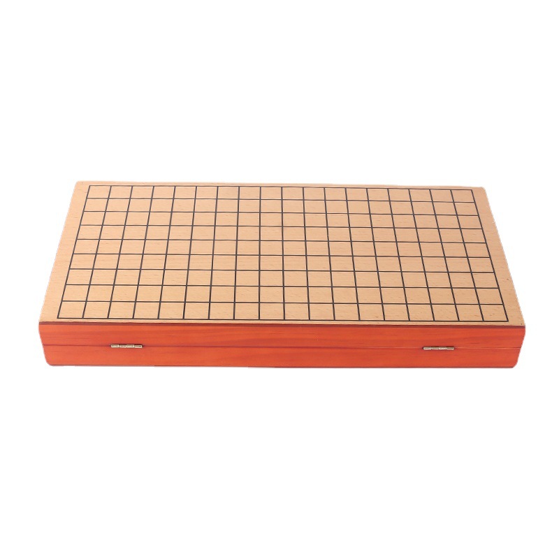 Madera ir de madera maciza tablero ajedrez plegable portátil estudiante niños inteligencia juego juguete educativo fábrica