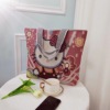 Fashionable shopping bag, cloth bag, demi-season one-shoulder bag