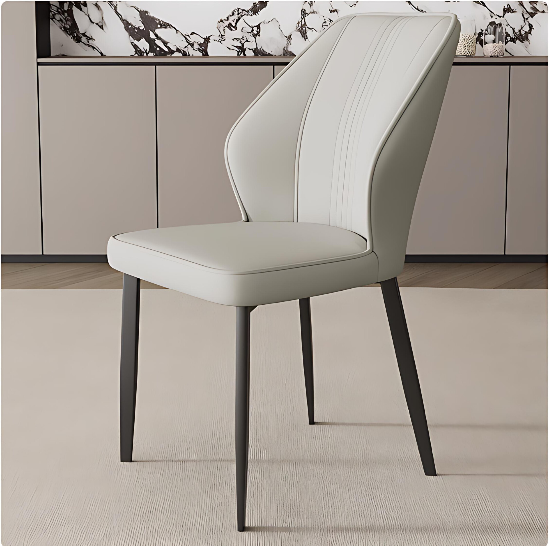 承接外贸工程订单靠背软包椅休闲酒店简约餐椅现代轻奢家用餐桌椅