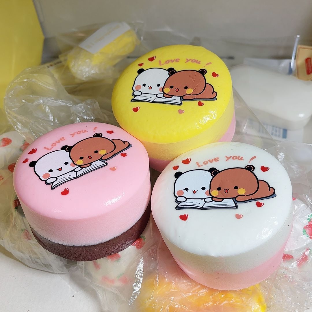 Venta caliente squishy Super lento crudo embrión blanco en blanco embrión pan lento rebote pellizco Música mano húmeda suave lento se puede enviar en nombre