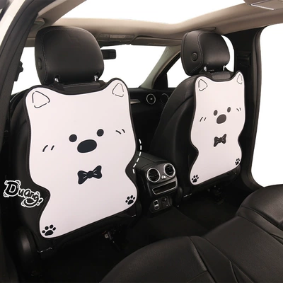 Car Anti-Kick Pad Cartoon Cute: Chair back anti-kick pad