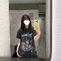 宽松印花夏季美式t恤
