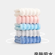 毛巾吸水洗脸家用不易掉毛洗澡擦头速干珊瑚绒非棉男女面巾