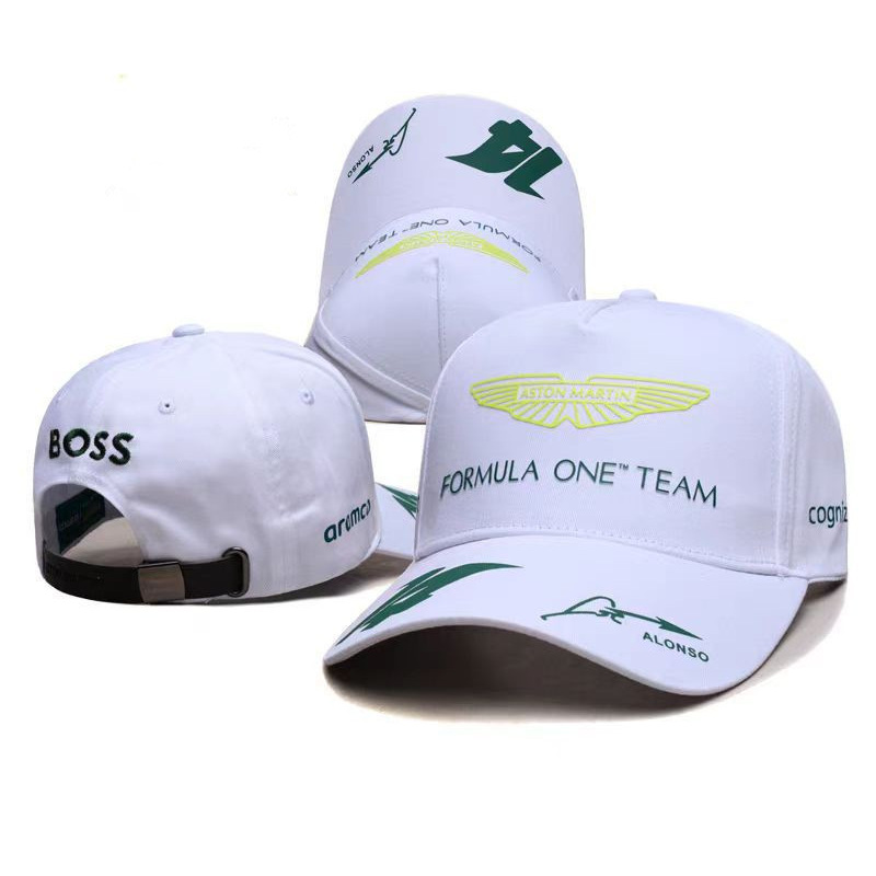 BOSS Aston Martin Formula One Team Fernando Alonso Cap White