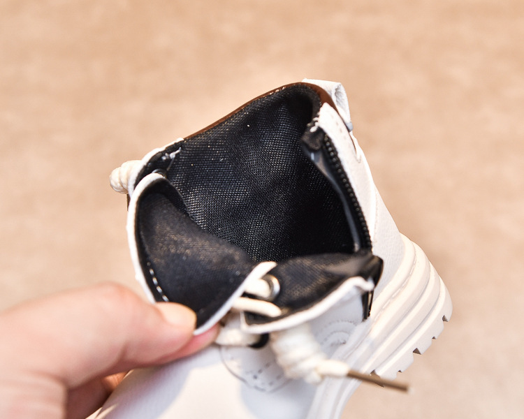 Kindermartinstiefel Aus Leder Für Jungen Und Mädchen Herbst_voghion.com