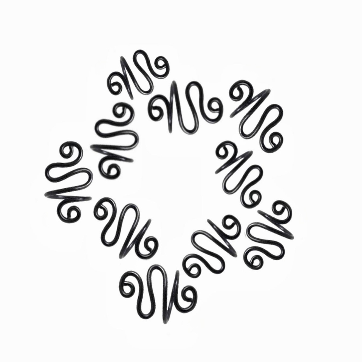 Amazon estilo caliente crochet para dedos venta caliente unisex anillo para dedos retorcido herramienta de tejido en forma de serpiente ganchillo hecho a mano