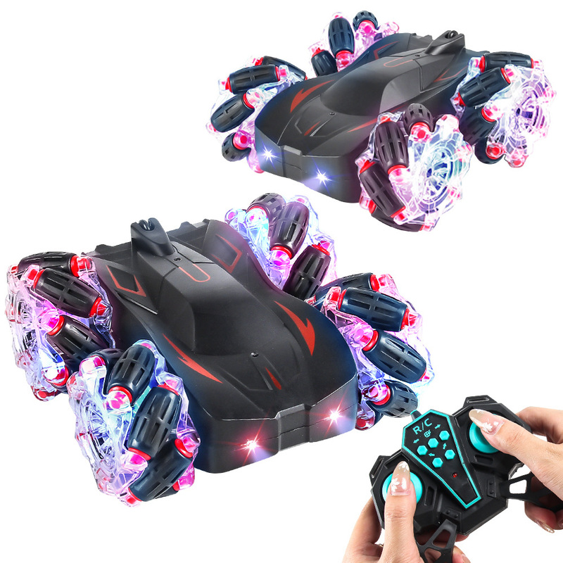 Cross-Border Hot Selling Children's Double-Sided Driving Stunt Drift Remote Control Car Light Music Automatic Demonstration Off-Road Vehicle Toy Cross-Border Hot Selling Children's Double-Sided Driving Stunt Drift Remote Control Car Light Music Automatic Demonstration Off-Road Vehicle Toy