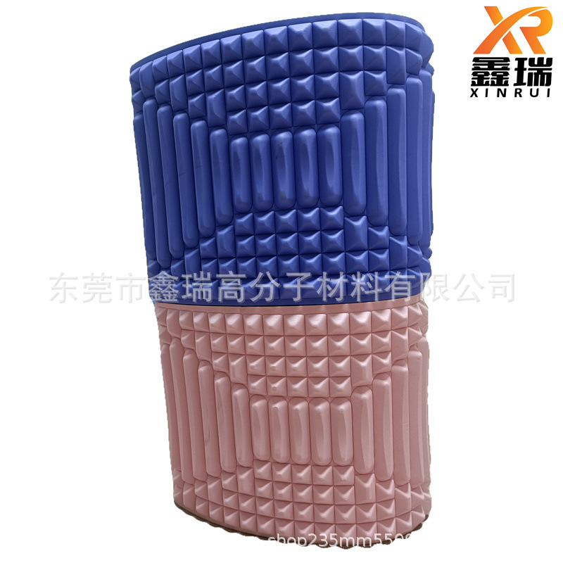 EVA腰椎舒缓器瑜伽美背按摩腰垫腰椎舒缓器EVA材质AB腰垫腰靠批发