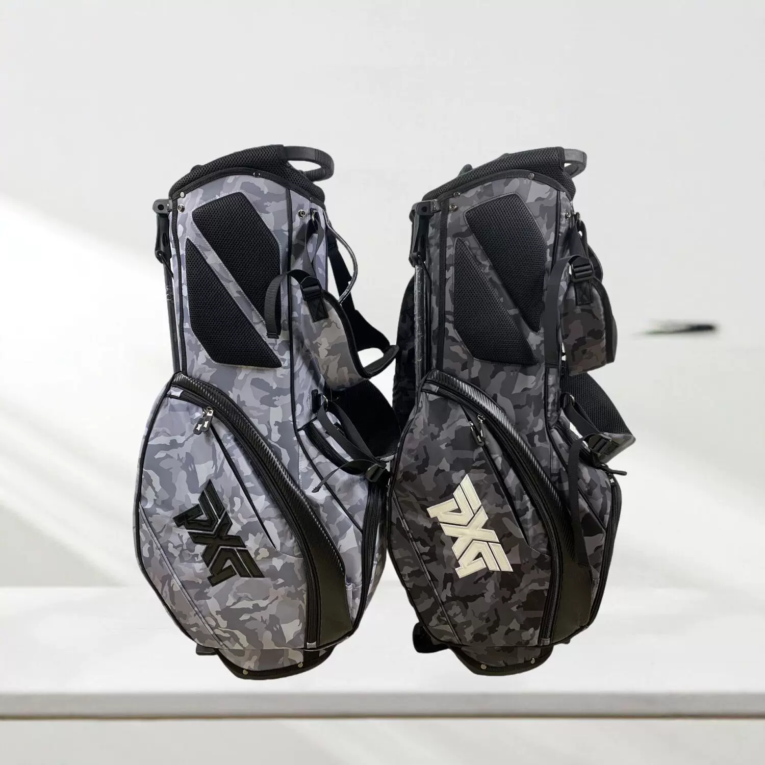 新款PXG迷彩高尔夫球包双肩背袋大容量支架包防水轻便男女通用