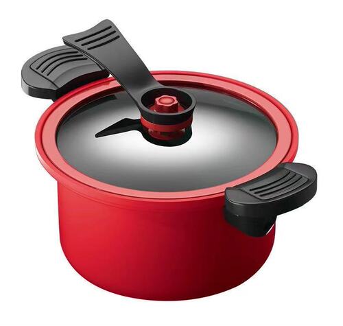 New Non-Stick Pressure Cooker: Gentle-Pressure Braising & Multi-Use Home Cooker—Perfect for Soup, Stewing, and Gifting
