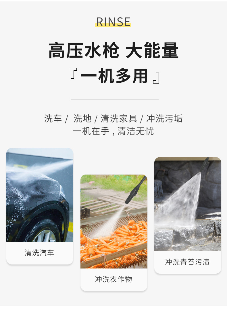 Direct from the manufacturer: Kärcher K-series high-pressure water gun, car wash water gun, adjustable foam lance, and gun set for cross-border sales