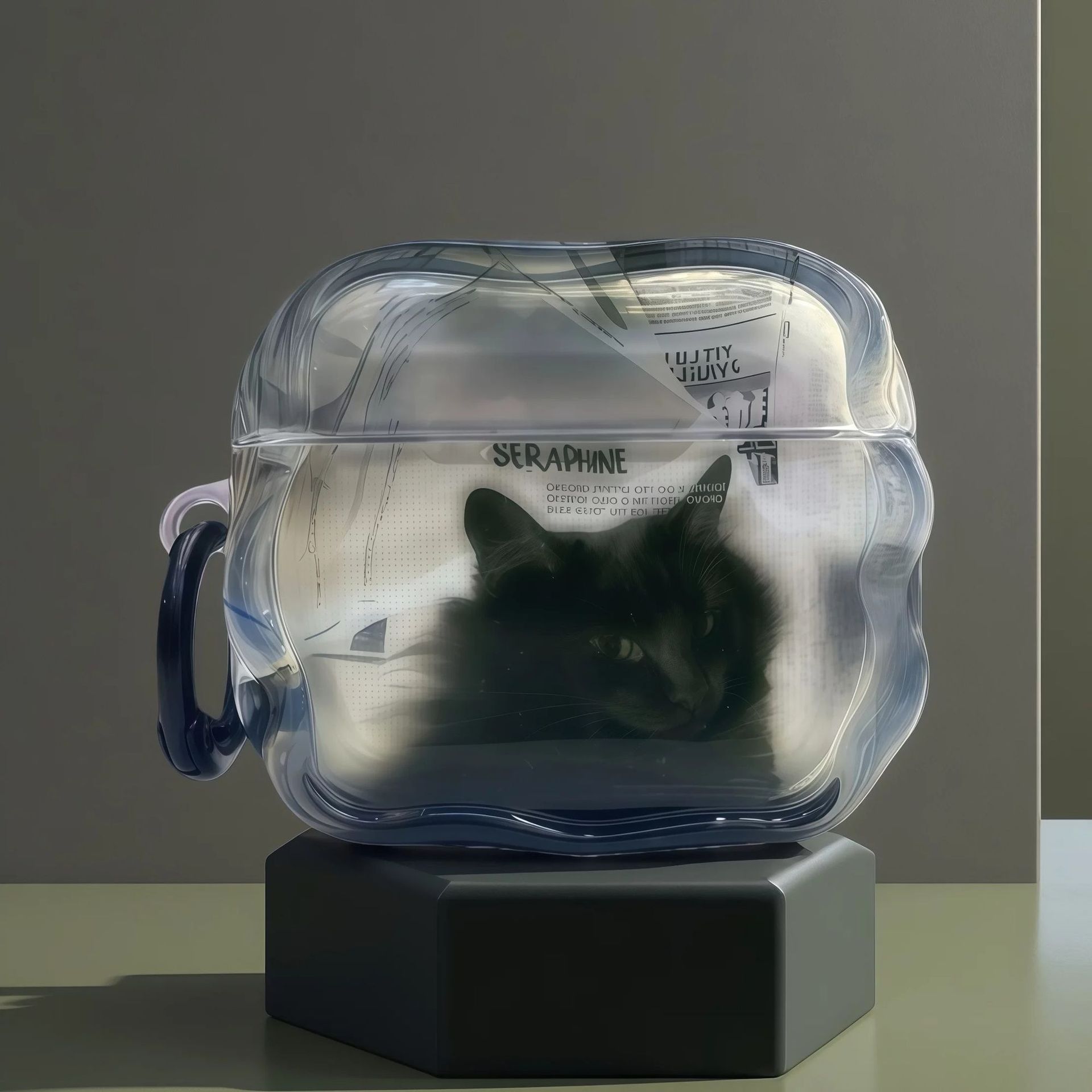 Sensor de alta calidad para gatos de Myanmar para airpodspro2 generación 3 cubierta de protección Bluetooth para airpods4 generación cubierta de protección de auriculares