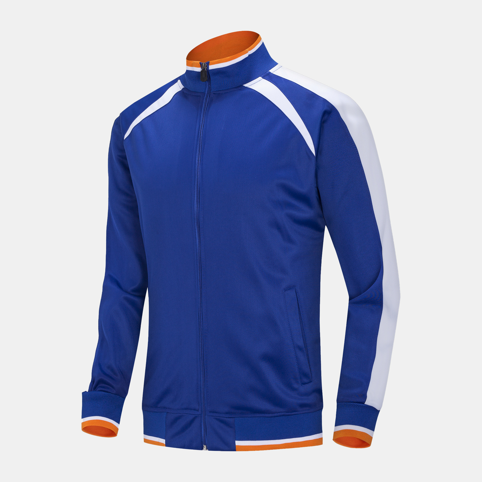 Otoño y invierno collar de la institución de capacitación de adultos para niños juegos padres e hijos uniformes de clase con cremallera suéter logotipo impreso personalizado