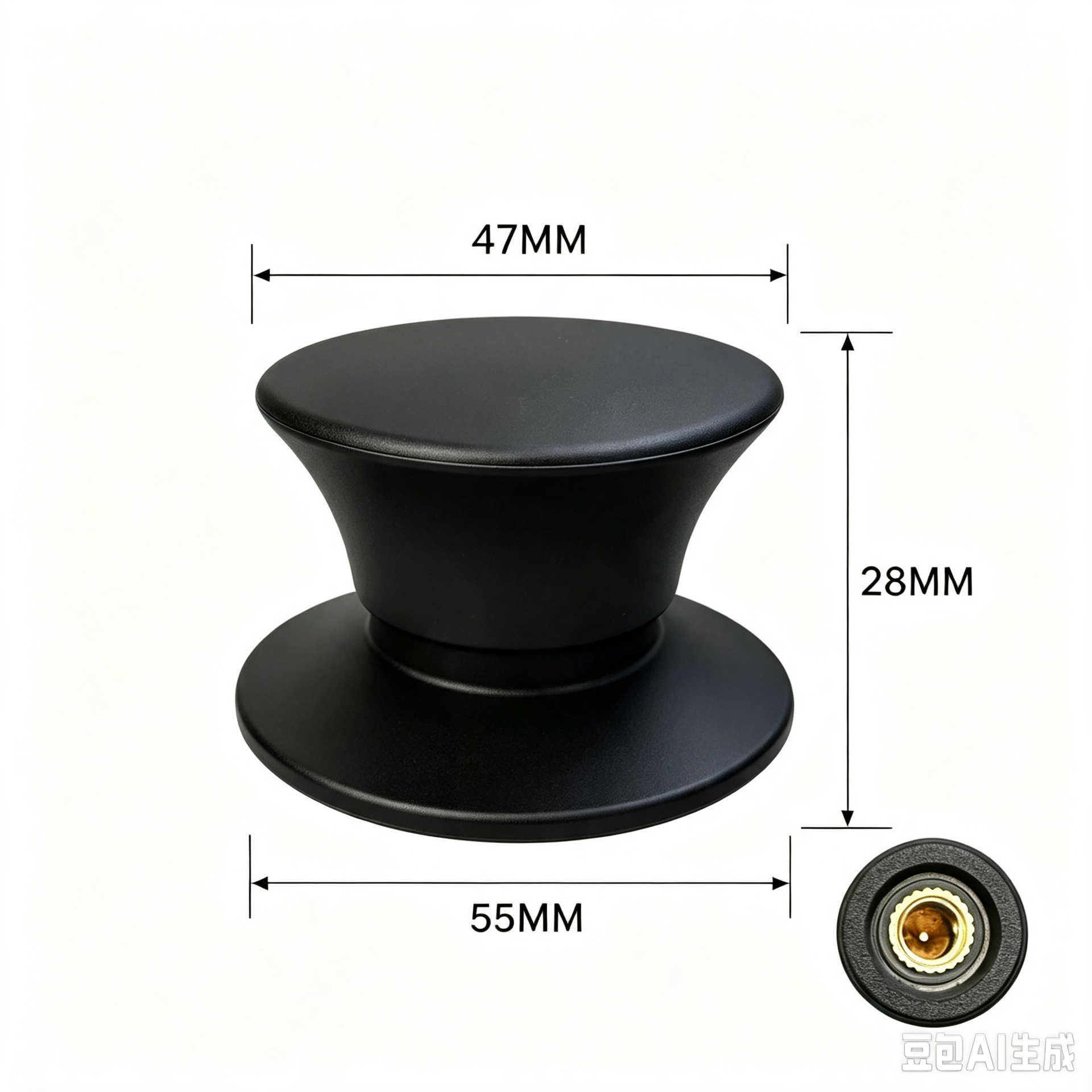 Tapa de la tapa de la olla de silicona anti-scald botón cabeza de la manija cubierta de la olla cubierta del grano superior universal de la olla de vidrio mango accesorios de cocina del hogar