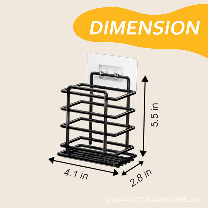 Rack de baño montado en la pared a prueba de polvo para inodoro sin perforación para almacenar artículos de higiene rack de almacenamiento rack de ducha montado en la pared a prueba de óxido
