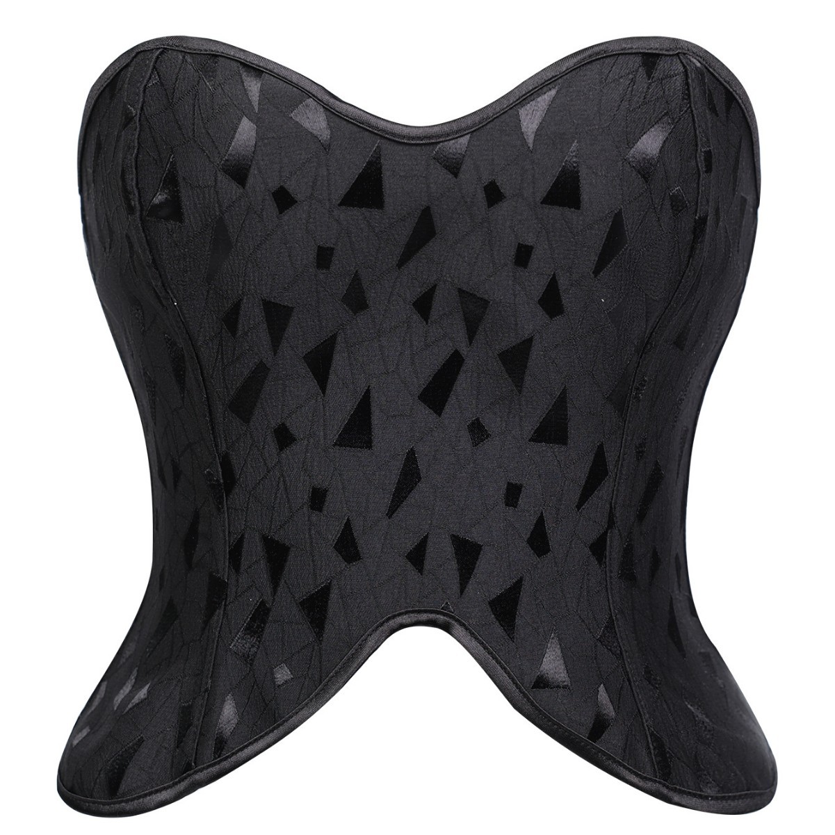 Nuevo retro negro cola de pescado contorno forma cintura en forma de hueso de pescado fabricación de chaqueta de pecho suministro transfronterizo temu