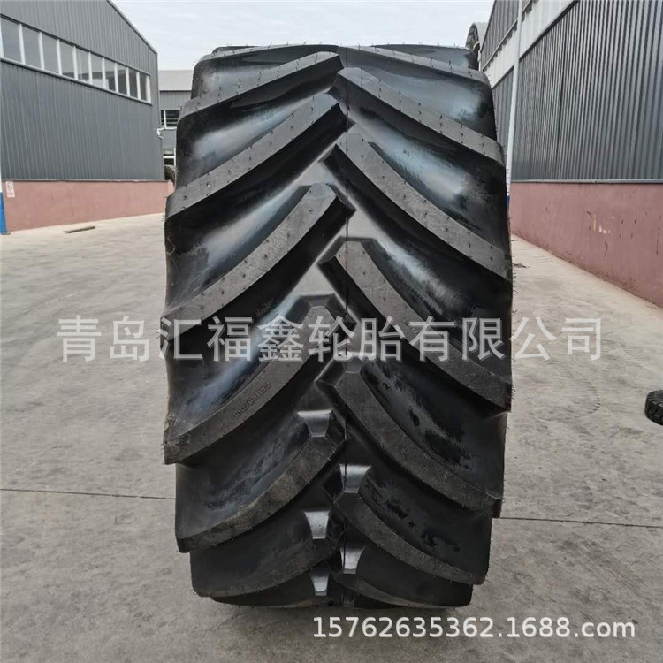 供应800/65R32 钢丝胎联合收割机轮胎  青贮机人字纹拖拉机