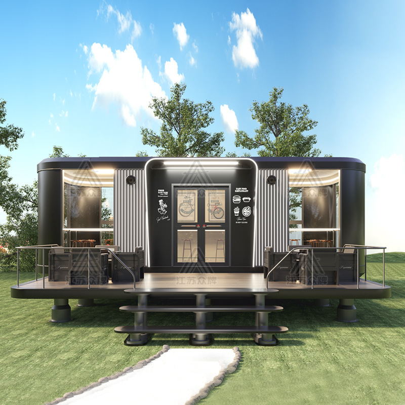 Quiosco de cabina de manzana, sala móvil, tienda de té con leche, snack bar, tienda de contenedores, quiosco, restaurante, cafetería