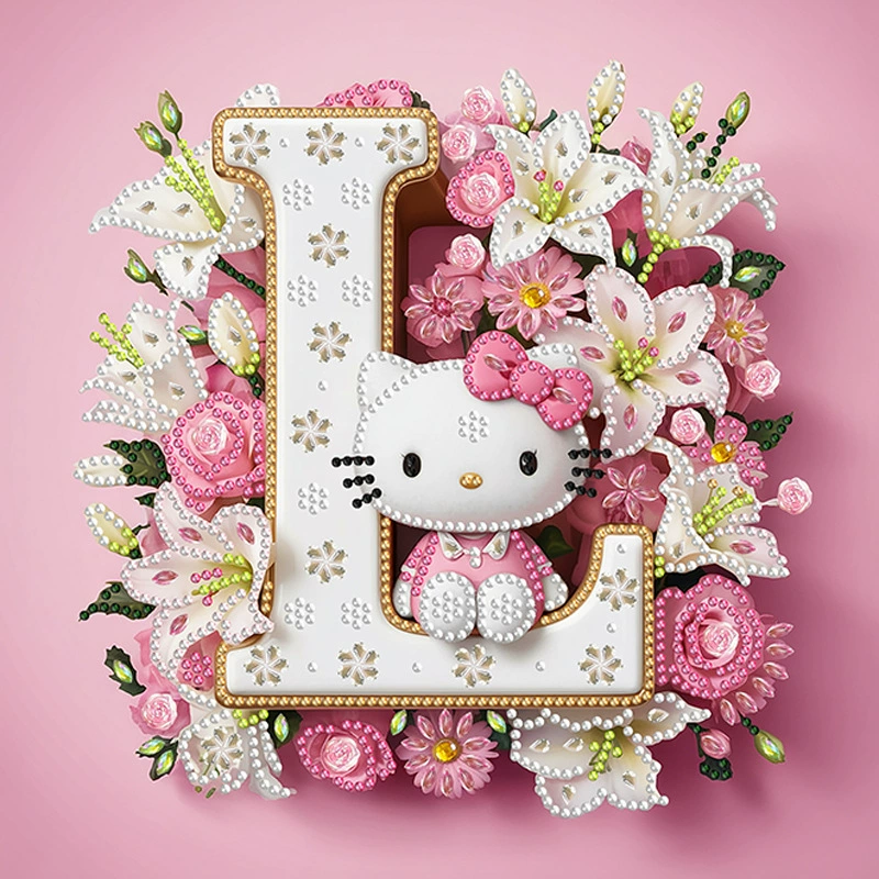 Aliexpress кроссборд KT кошка алмазная мозаика cartoon буква наклейка ручной работы diy гостиная декор картина популярная алмазная