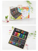 Wooden box, crayons, stationery, children's set, ecological watercolour, Birthday gift