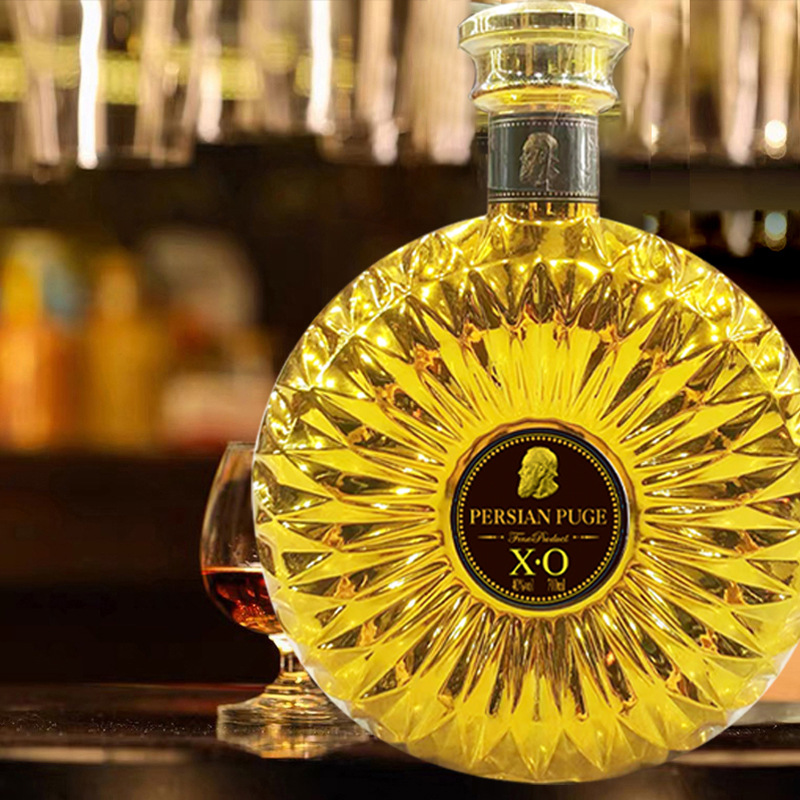 洋酒xo白兰地金瓶威士忌700ml40度鸡尾酒ktv酒水批发金萨纳轮xo