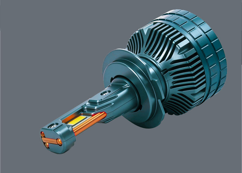 Cross-Border Three Copper Tube High Power 240W Car Led Headlight H1H7H4H11 9005 90069012 Car Bulb