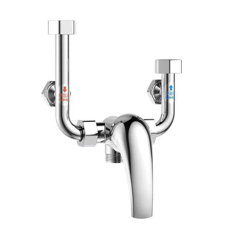 Calentador de agua eléctrico de latón mezclador de agua de baño mezclador de agua caliente y fría abierto comercio exterior transfronterizo al por mayor grifo de ducha caliente y fría image 6