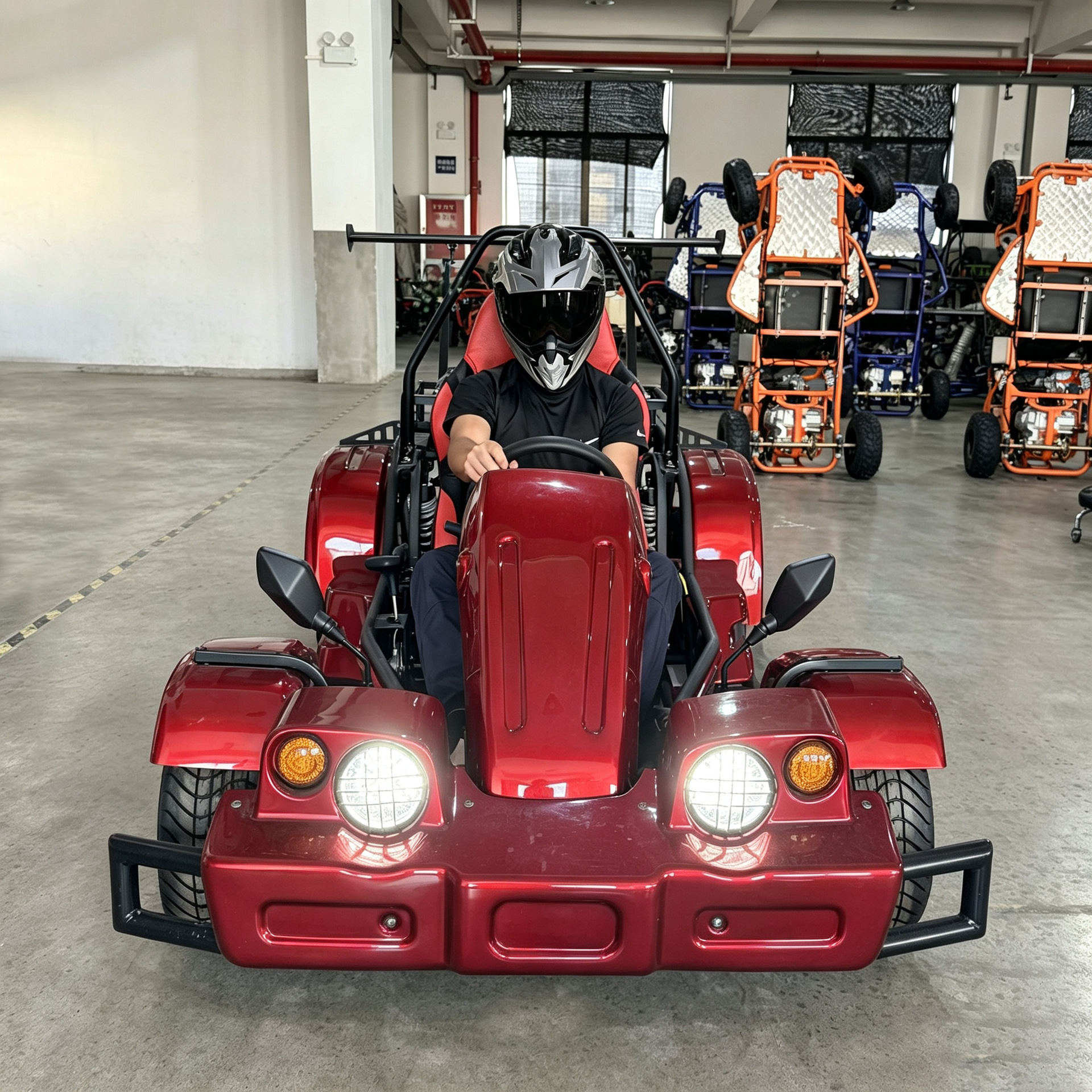 Kart Todoterreno UTV 200cc de Hierro y Plástico con Transmisión Automática para Pistas y Todo Terreno image 4
