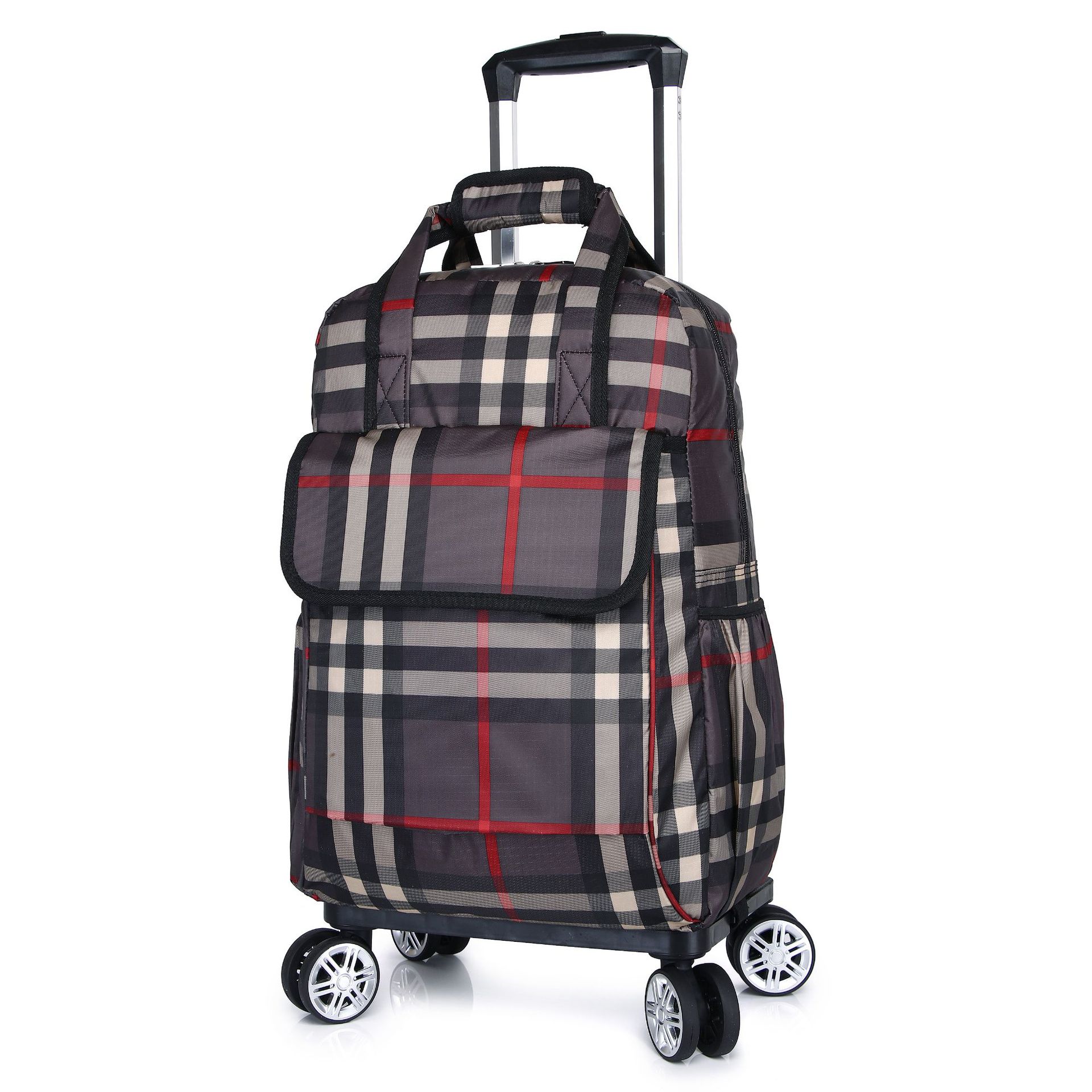 Rueda universal trolley mochila plegable ligero trolley bolsa de viaje de larga y corta distancia bolsa impermeable bolsa de embarque al por mayor