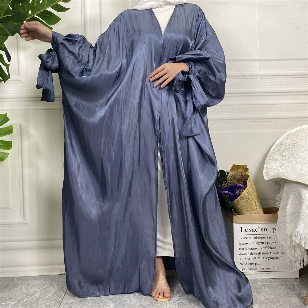 💎 Stunning Elegance Summer Event Dress – Monica Fashion Satin Gown with Batwing Sleeves 55 undefined