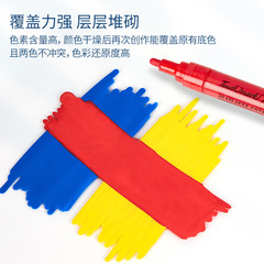 Touchmark Acrylic Markers, 60-Color/48-Color Waterproof Colored Doodle Pens with Squeeze Mechanism