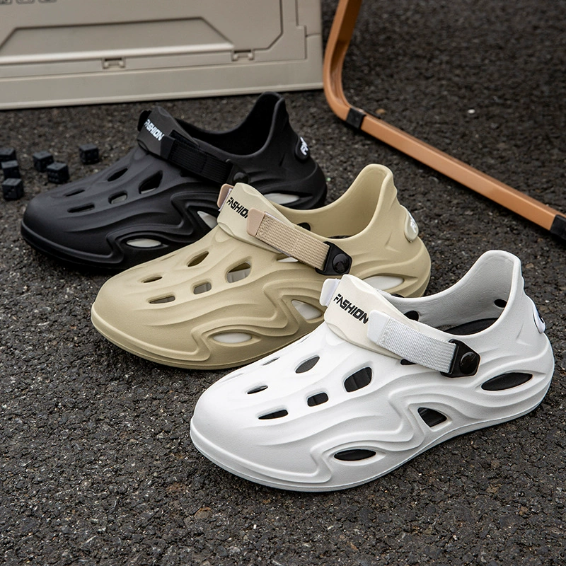 Nanpo Wan мужская пещерная обувь летняя волна простая открытая пляжная обувь для вождения нескользящая спортивная обувь Баотоу холодные тапочки мужчины