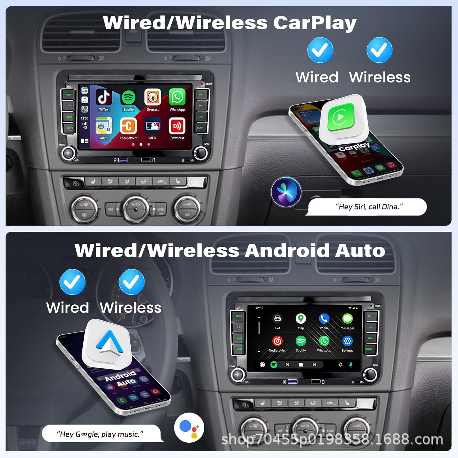 Suitable for Volkswagen VW Golf7 inch 8 inch 9 inch Android General Motors large screen central control all-in-one car navigation
