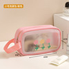 Small toiletry bag-pink flower