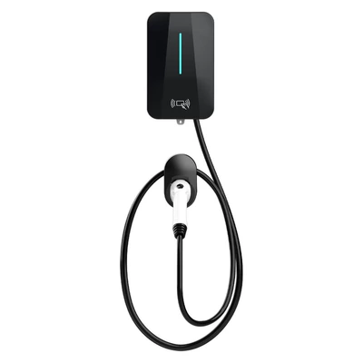 Elektrikli avtomobil şarj stansiyaları Ac Charging Pile 7Kw Charging - 42m-kw-pioneer-model-black