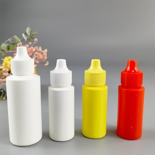 Manufacturers in stock PE pointed hose bottle cosmetic plastic packaging press bottle essence oil emulsion trial sample