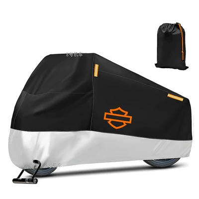 Sunshade, Rainproof, Dustproof, Car clothing - s-silver-orange-logo
