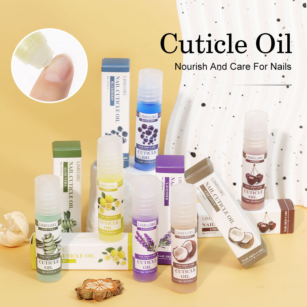 Cross-border New Nail Art Ball Finger Oil Ball Design Repair Dry Cracked Armor Nutrition Oil Nail Polish in stock
