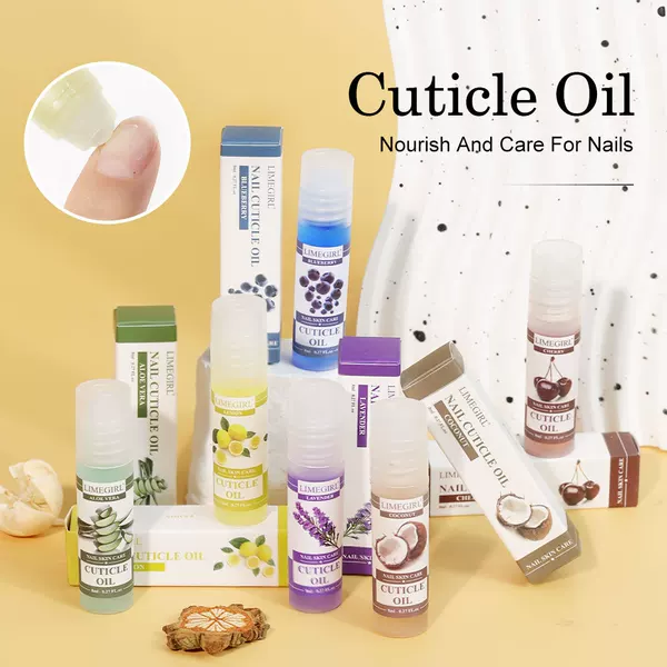 Cross-border New Nail Art Ball Finger Oil Ball Design Repair Dry Cracked Armor Nutrition Oil Nail Polish in stock