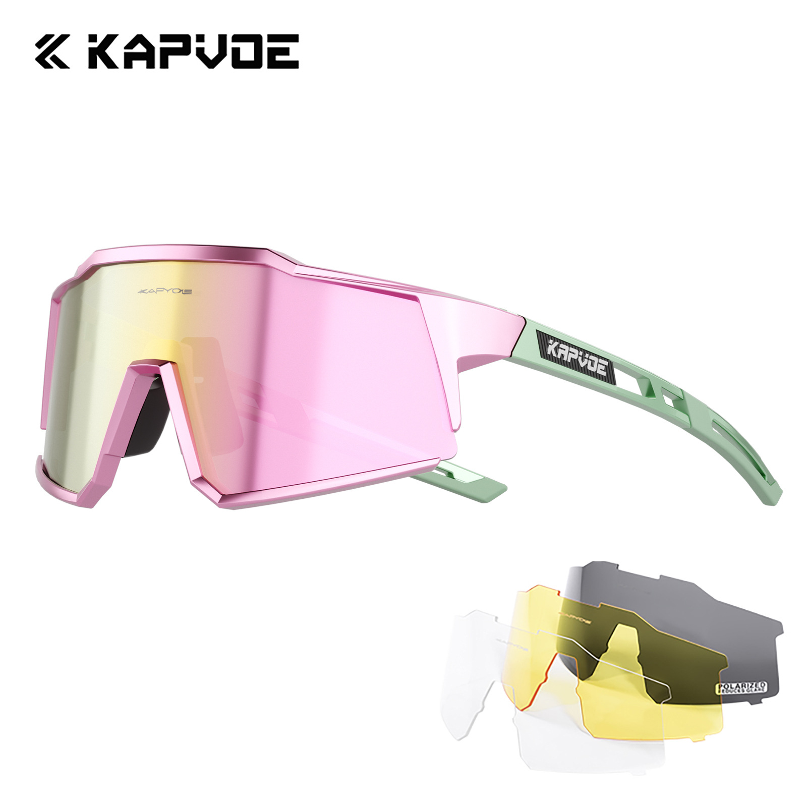 Gafas de Ciclismo Deportivas de TR90 Polarizadas a Prueba de Viento para Ciclismo